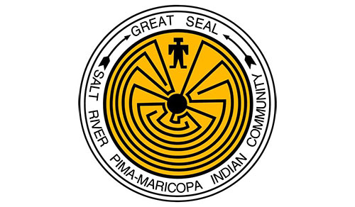 Salt River Pima-Maricopa Indian Community Great Seal logo.