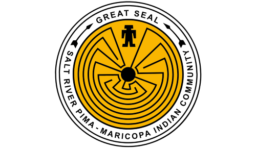 Salt River Pima-Maricopa Indian Community logo.
