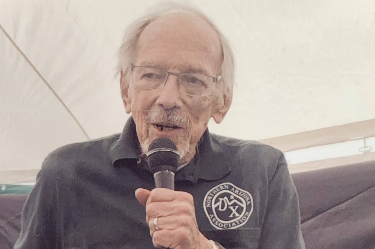 Man holding microphone