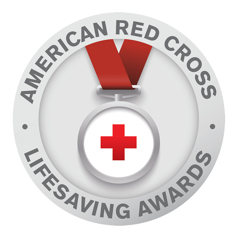 American Red Cross lifesaving awards logo.