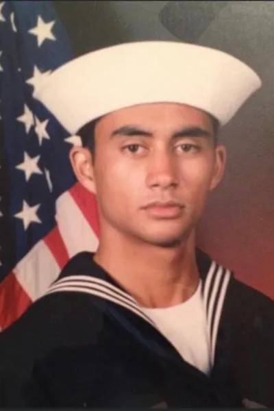 Young man in military uniform