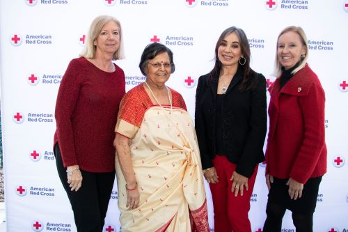 A group of women standing together