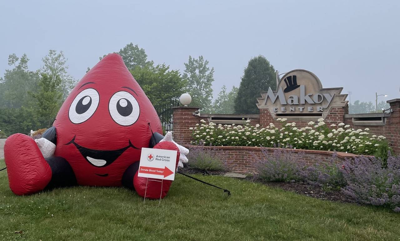Pump Up the Excitement blood drive banner.