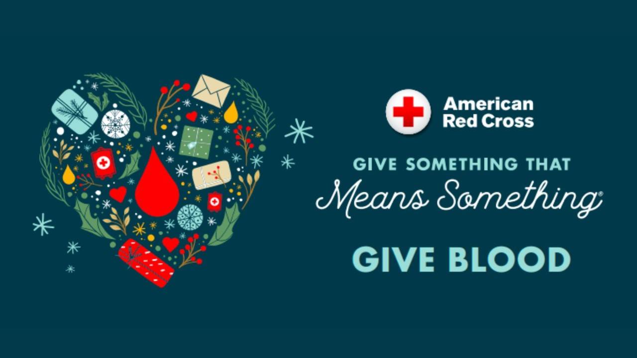 give blood holiday graphic