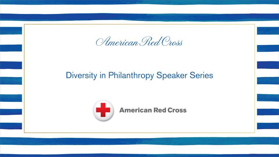 website banner image that says Diversity in Philanthropy Speaker Series