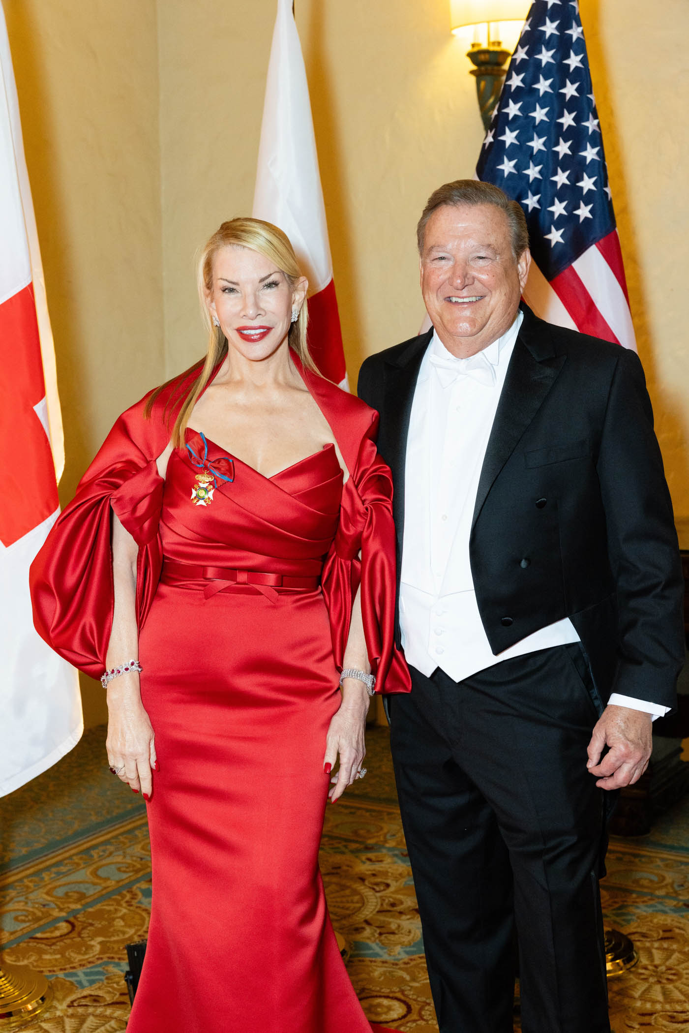 Dame Amanda and Charles Schumacher