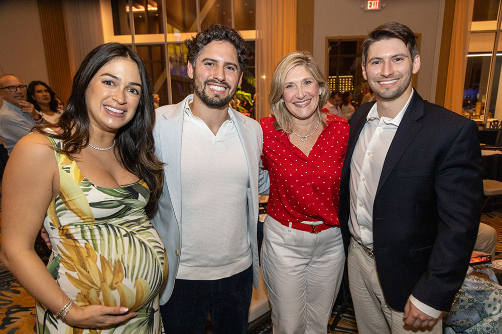 Sofia Garcia, Gedeon Luxe Co. CEO Gabriel Magalhaes, Melissa Milroy, Filipe Magalhaes
