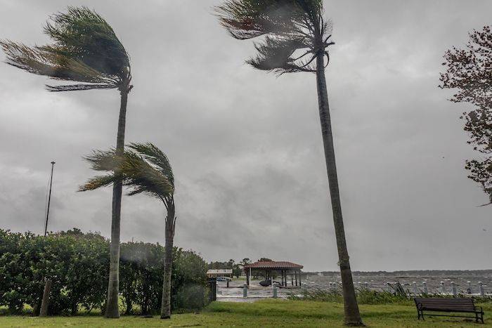 September 28, 2022. Windermere, Florida
High winds and heavy rains from Hurricane Ian pummel the normally calm shores of Lake Down in Windermere, FL.
Photo by Marko Kokic/American Red Cross