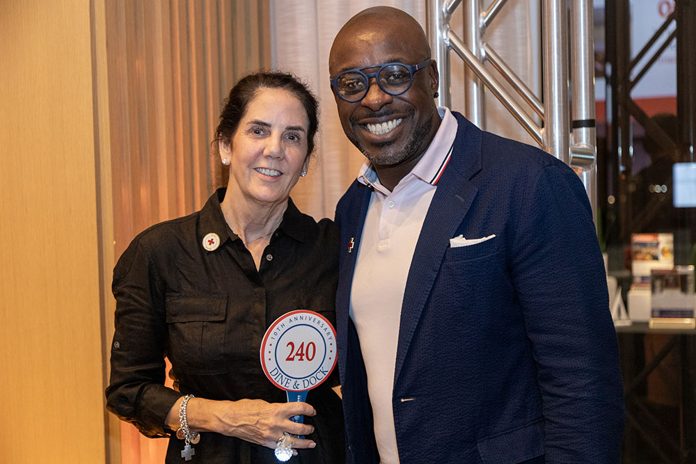 Kay Yoder and 103.5 The Beat’s Keith “Papa Keith” Walcott