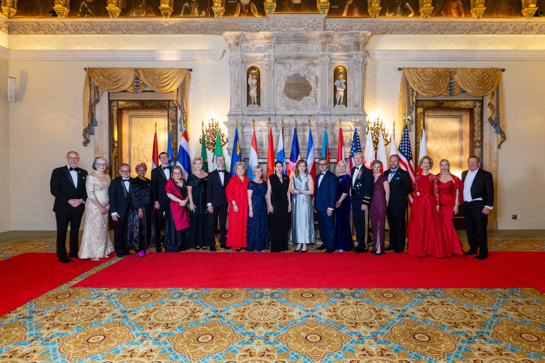 International Ambassadors with Trevor Riggen, Kate Forbes, Ambassador Bonnie McElveen Hunter, Dame Amanda Schumacher and Charles Schumacher 