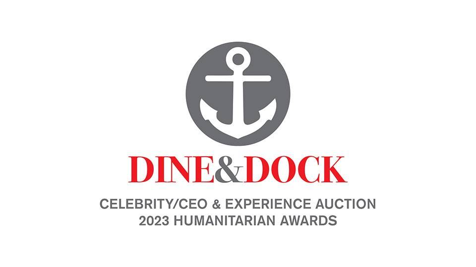 Dine and Dock event header with image of a boat anchor