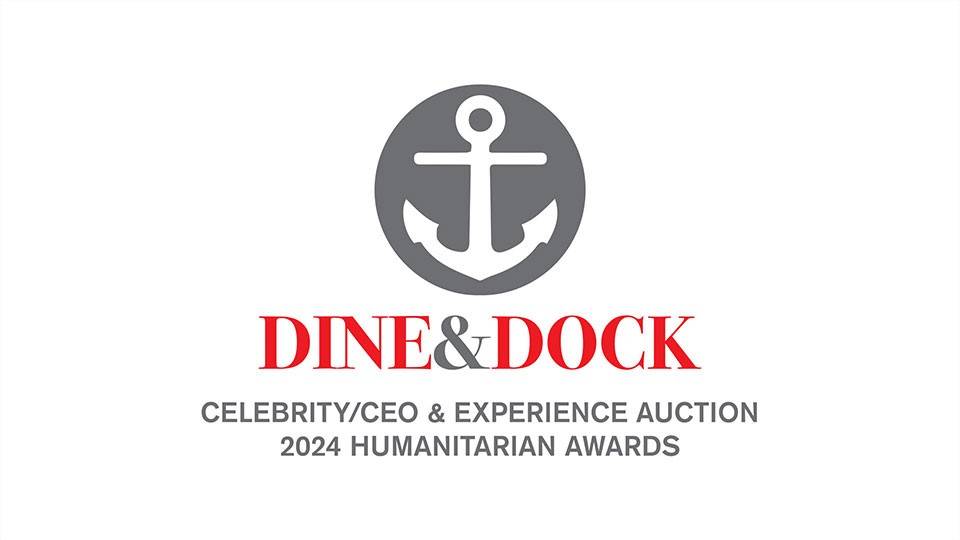 Dine and Dock event header with image of a boat anchor