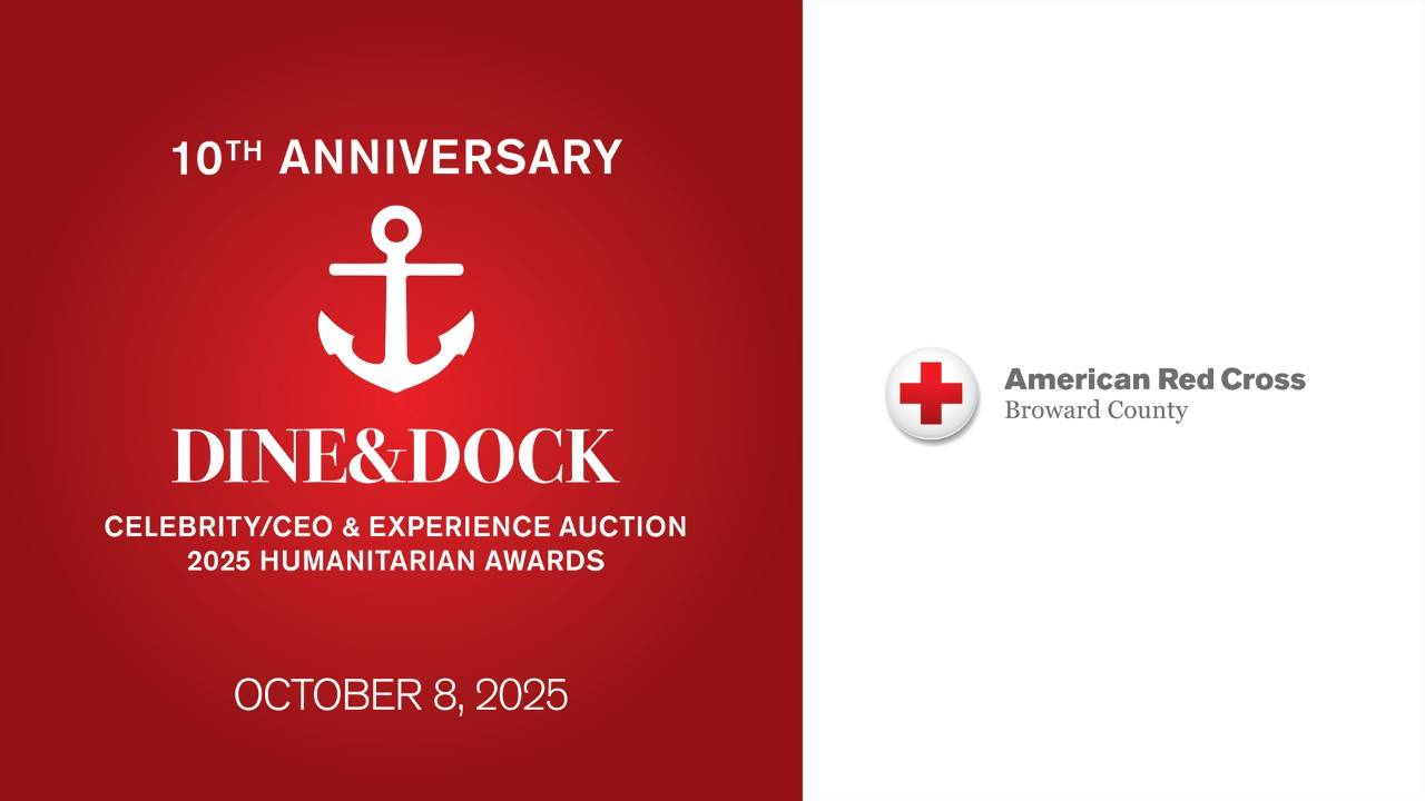 Dine and Dock event header with image of a boat anchor