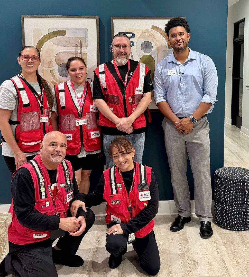 Group of Red Cross volunteers