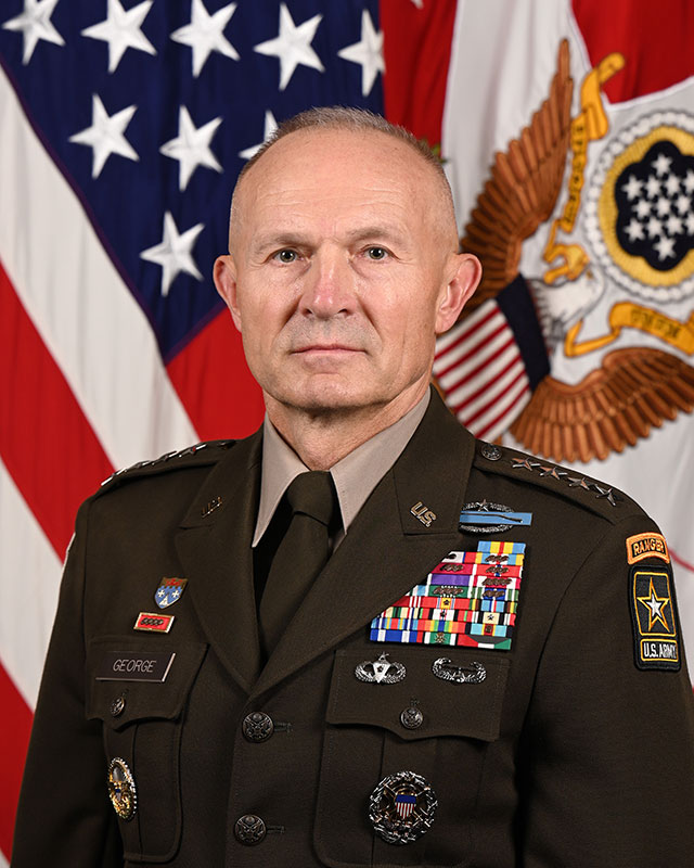 General Randy A. George in general military outfit.
