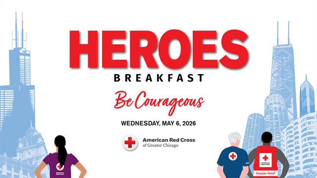 Heroes Breakfast banner.