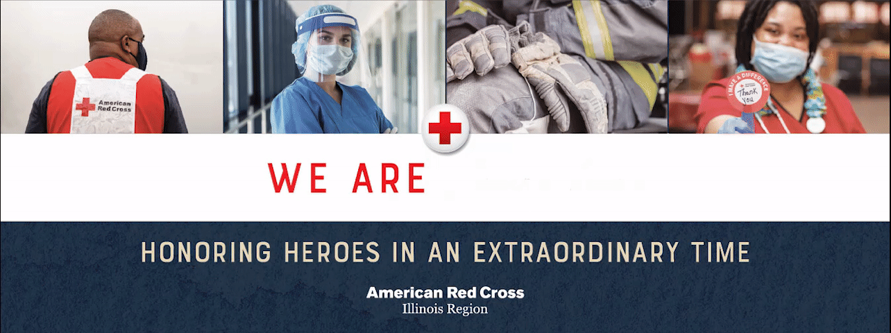 Chicago Red Cross Heroes Breakfast - headshots of diverse demographic of people