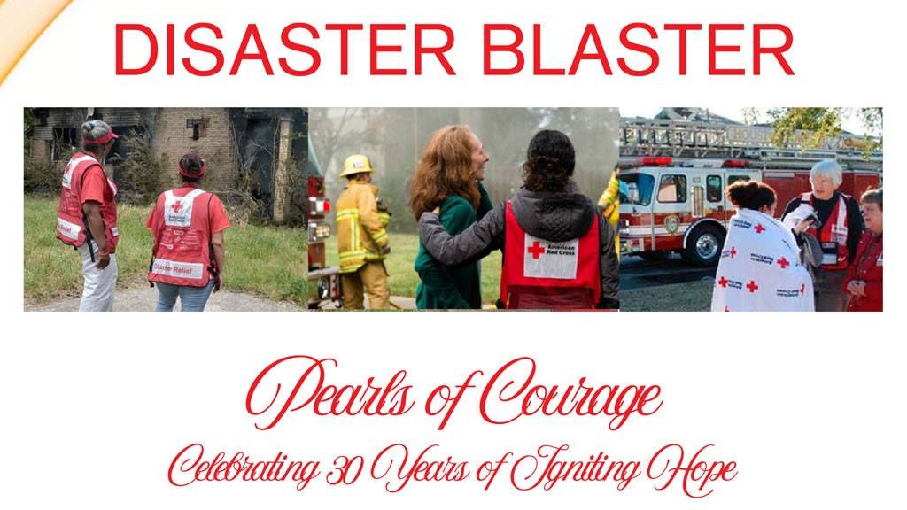 disaster blaster event graphic.