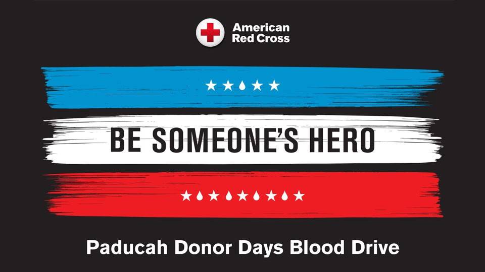 paducah donor days blood drive graphic