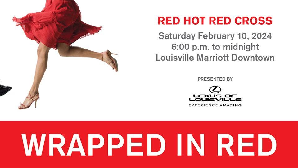 Kentucky Red Cross Wrapped in Red event banner