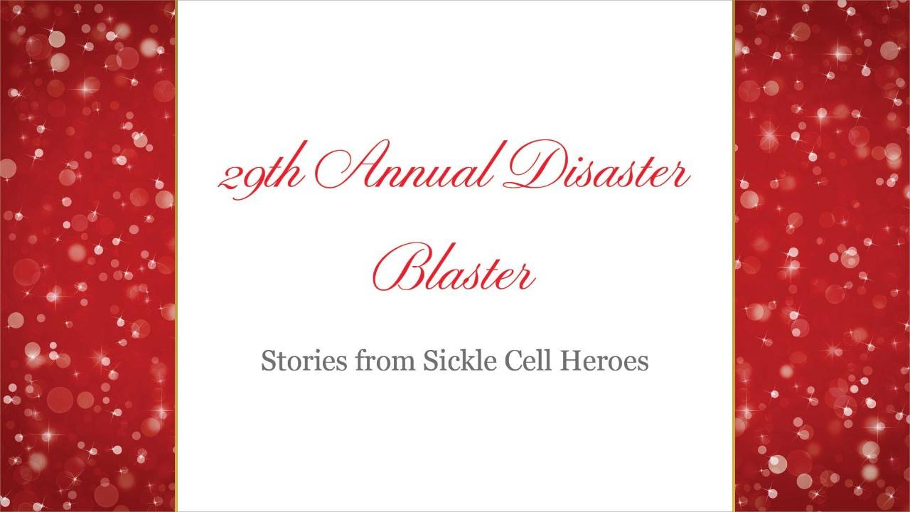 disaster blaster event graphic