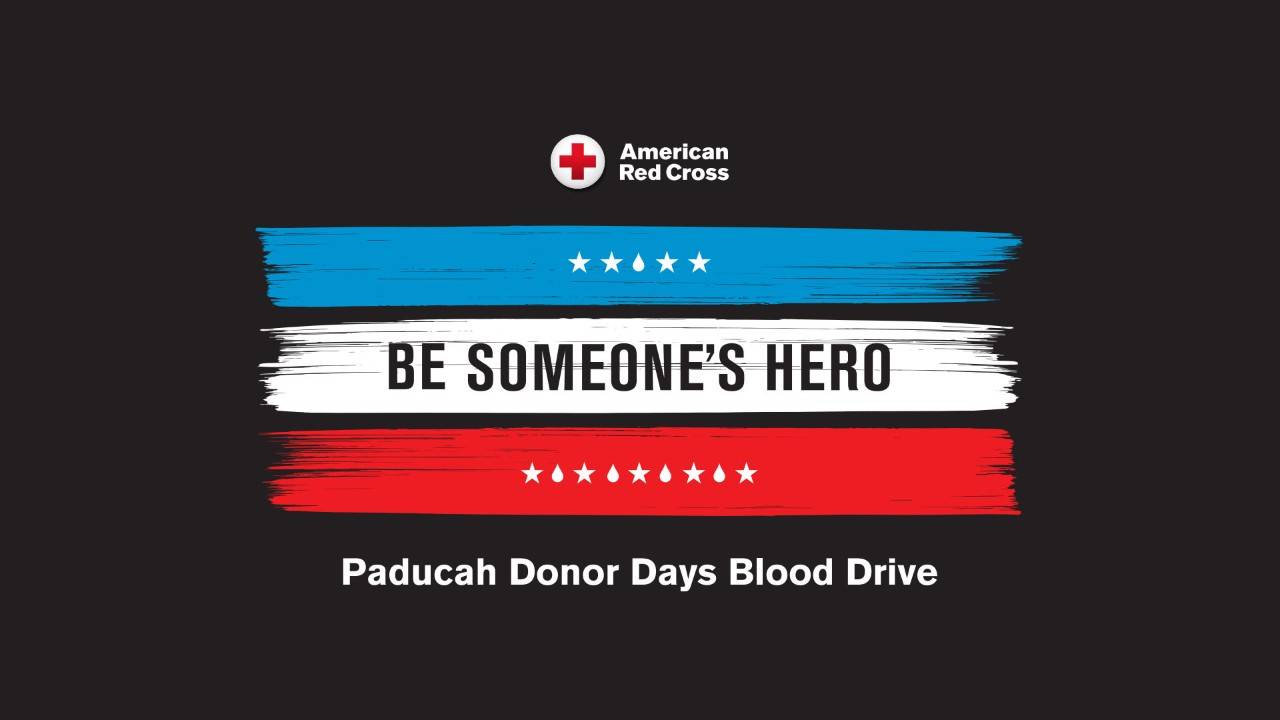 paducah donor days blood drive graphic