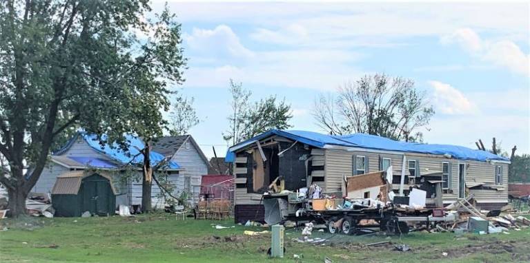 A house that has been demolished