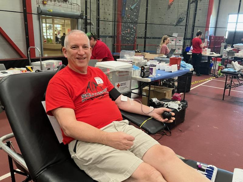 john voss giving blood