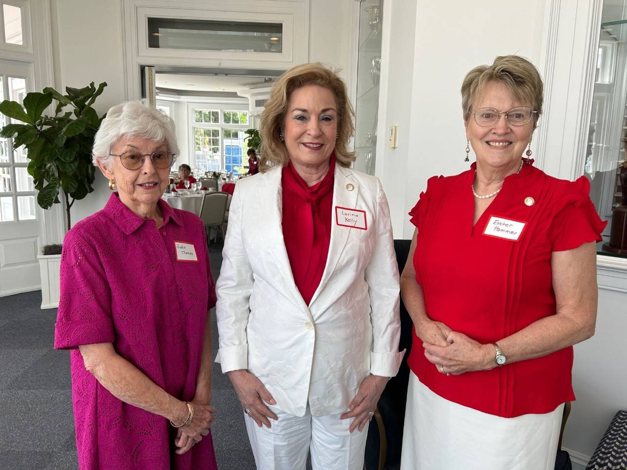 Judie Thomas, Lavinia  Kelly (chairwoman) and Esther Hammer