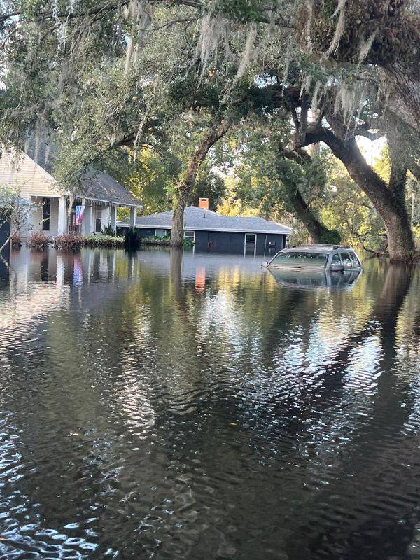 ridge manor flooding to home