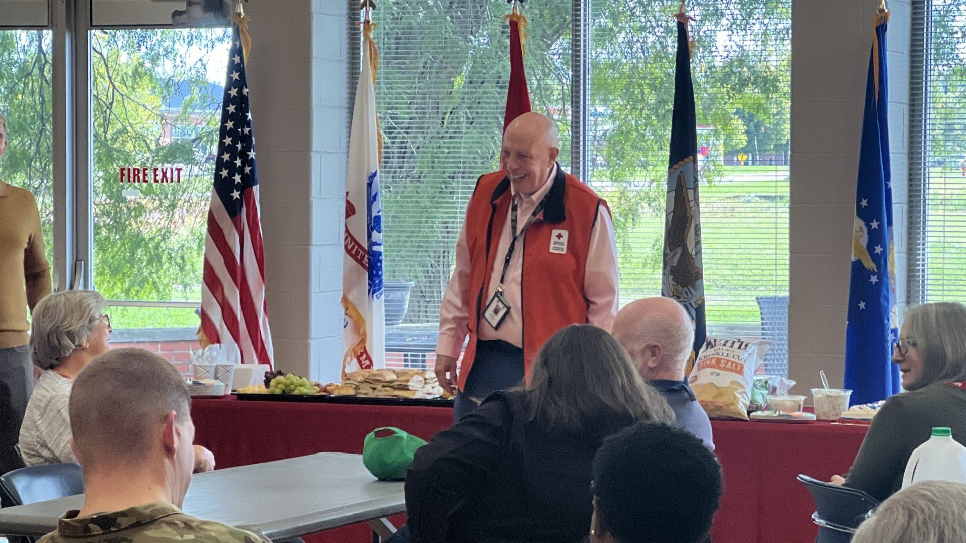 paul mcenery speaking to group