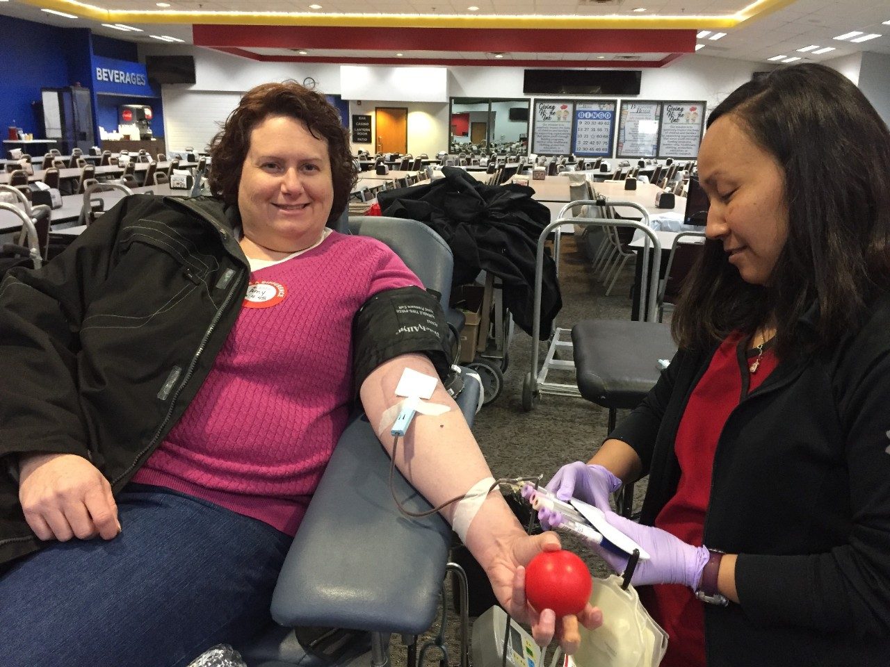 Blood Donor Gives Back