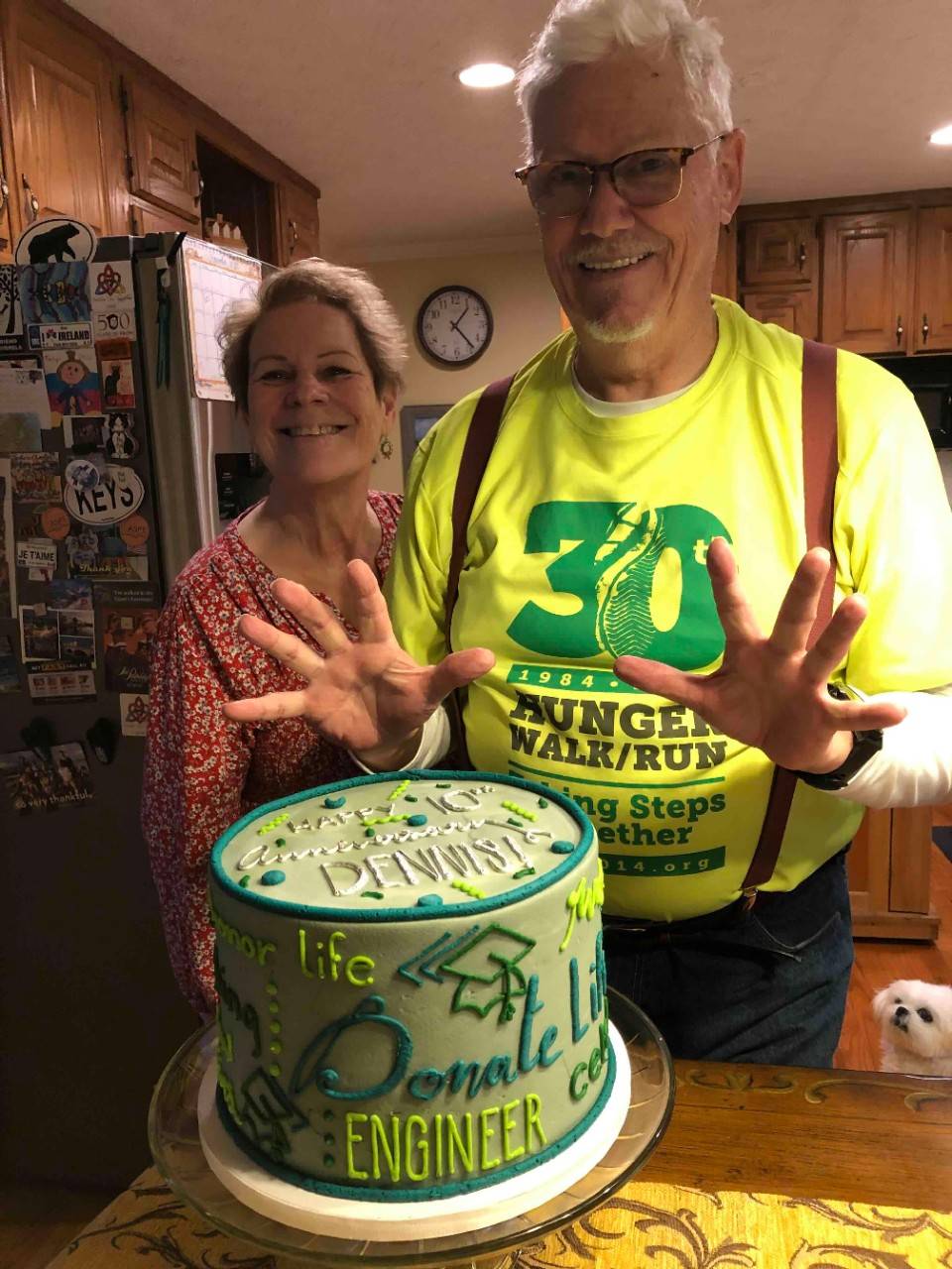 Dennis Connelly and his wife Shirley