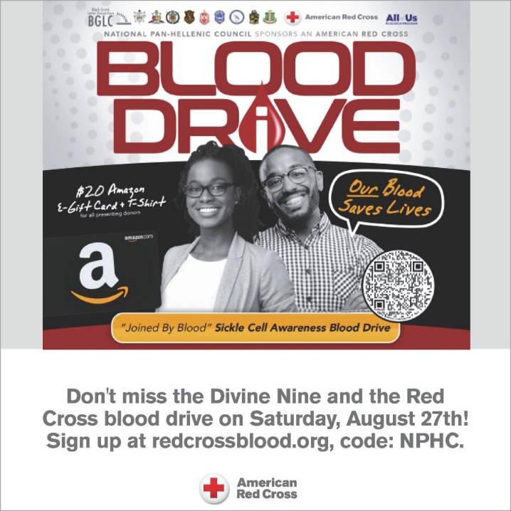 The Divine Nine is Partnering with the Red Cross to increase Blood
