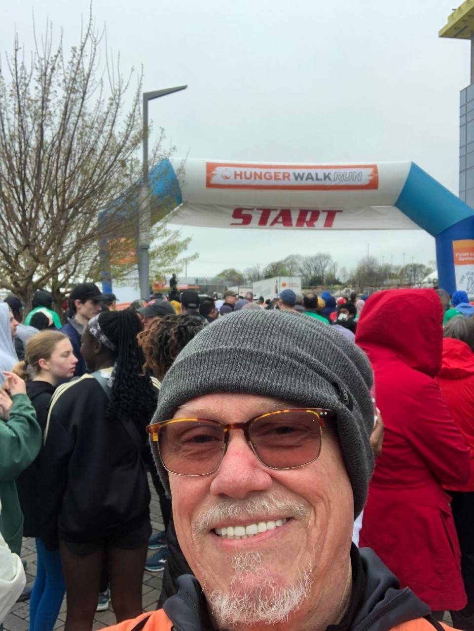 Connelly participating in the Atlanta Community Food Bank’s Hunger Walk Run