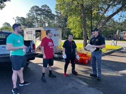 group of volunteers
