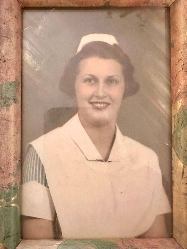 woman in nurse’s uniform