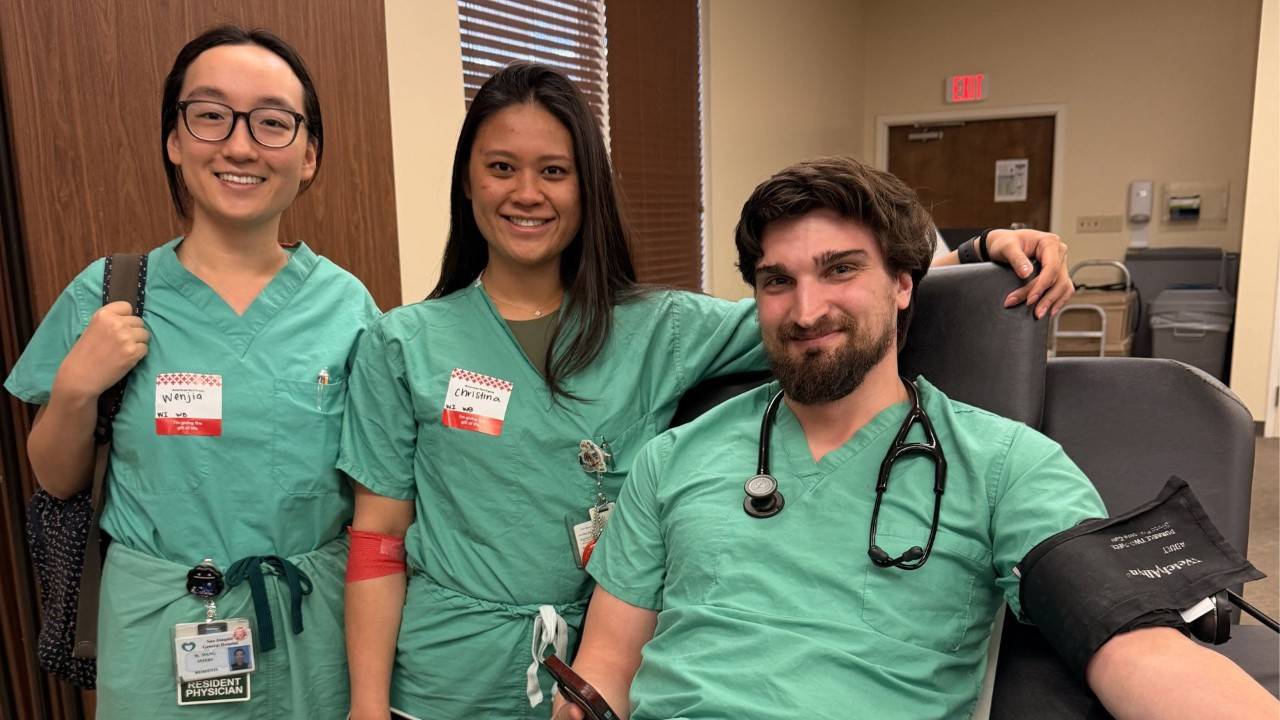 group of nurses smiling