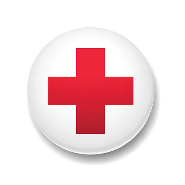 red cross logo.