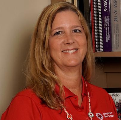 Portraits of Dr. Sharon Webb, Gardner-Webb University professor of Psychology.