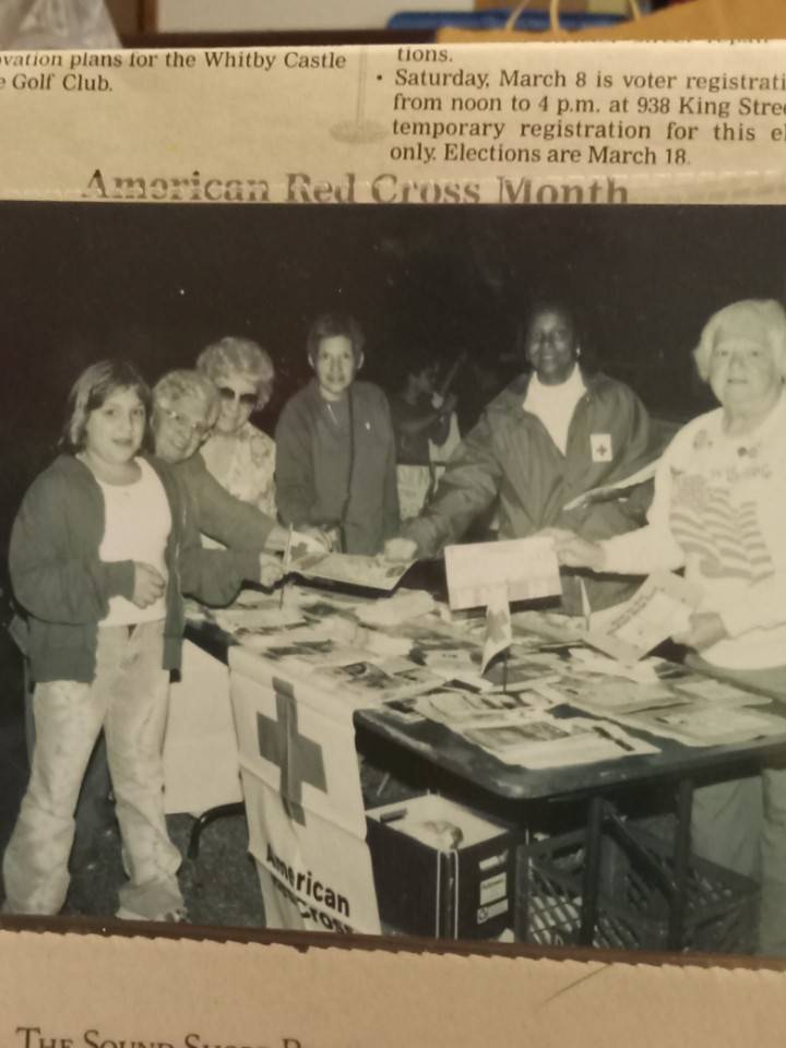grace young and group of red crossers