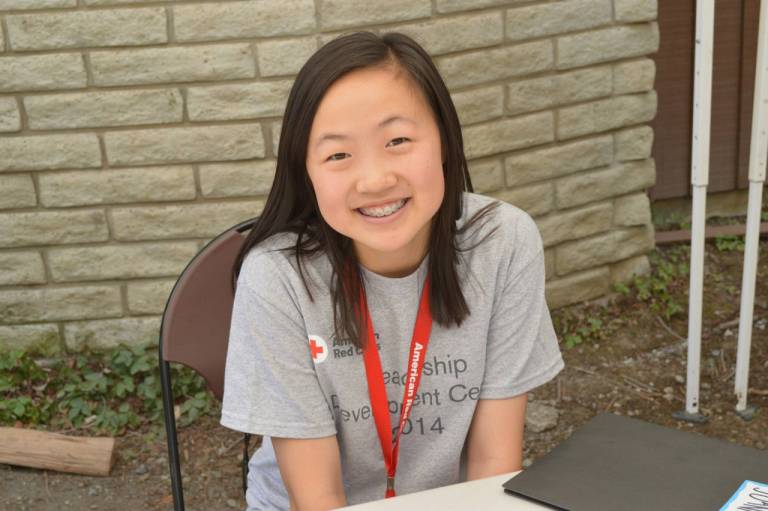 Volunteer Joanna Hu