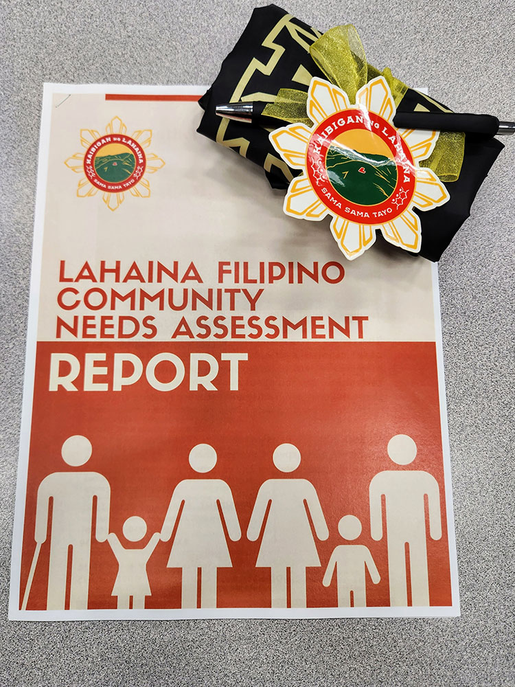 lahaina filipino community needs assessment report cover.