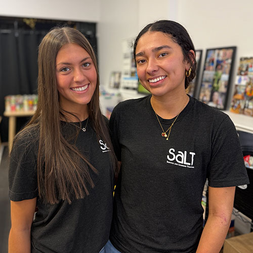 Cayla Boehm and Maelyn Garcia headshots.