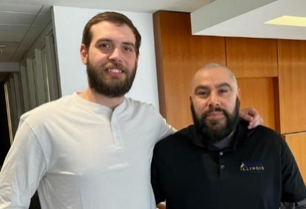 Daniel Viayra Chavez and Joseph Elrod headshots