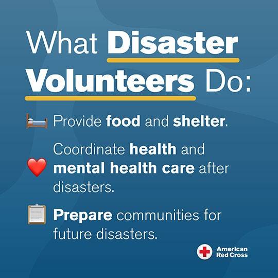What Disaster Volunteers Do info