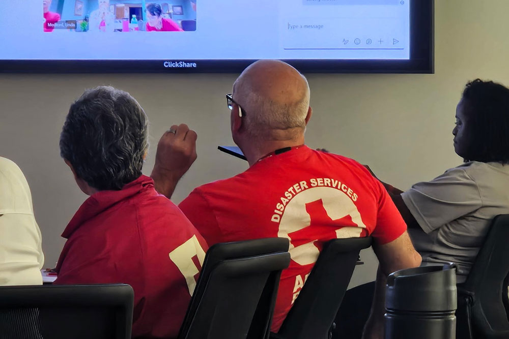 Disaster Action Team members in meeting room for the Kansas and Oklahoma Region’s first regional DAT Summit.