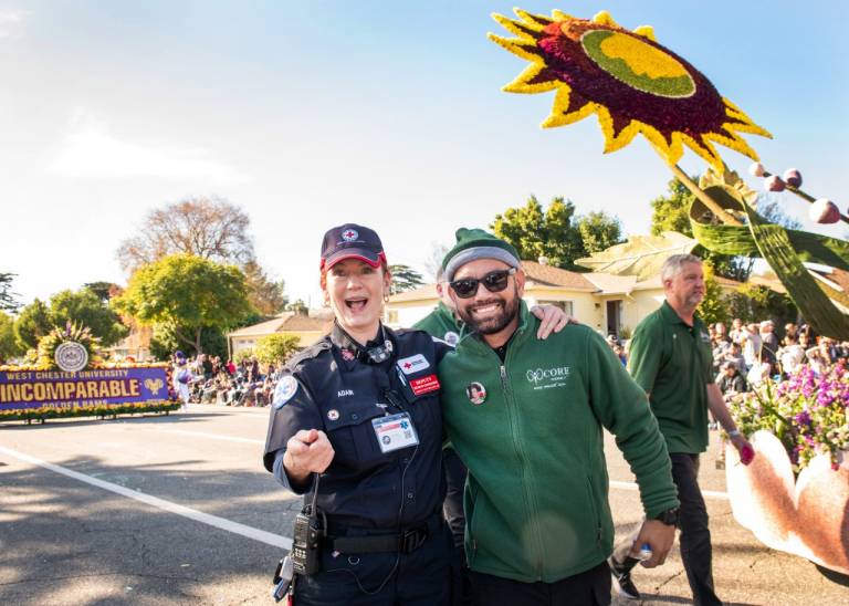 Christy Adair and Marc Coronel