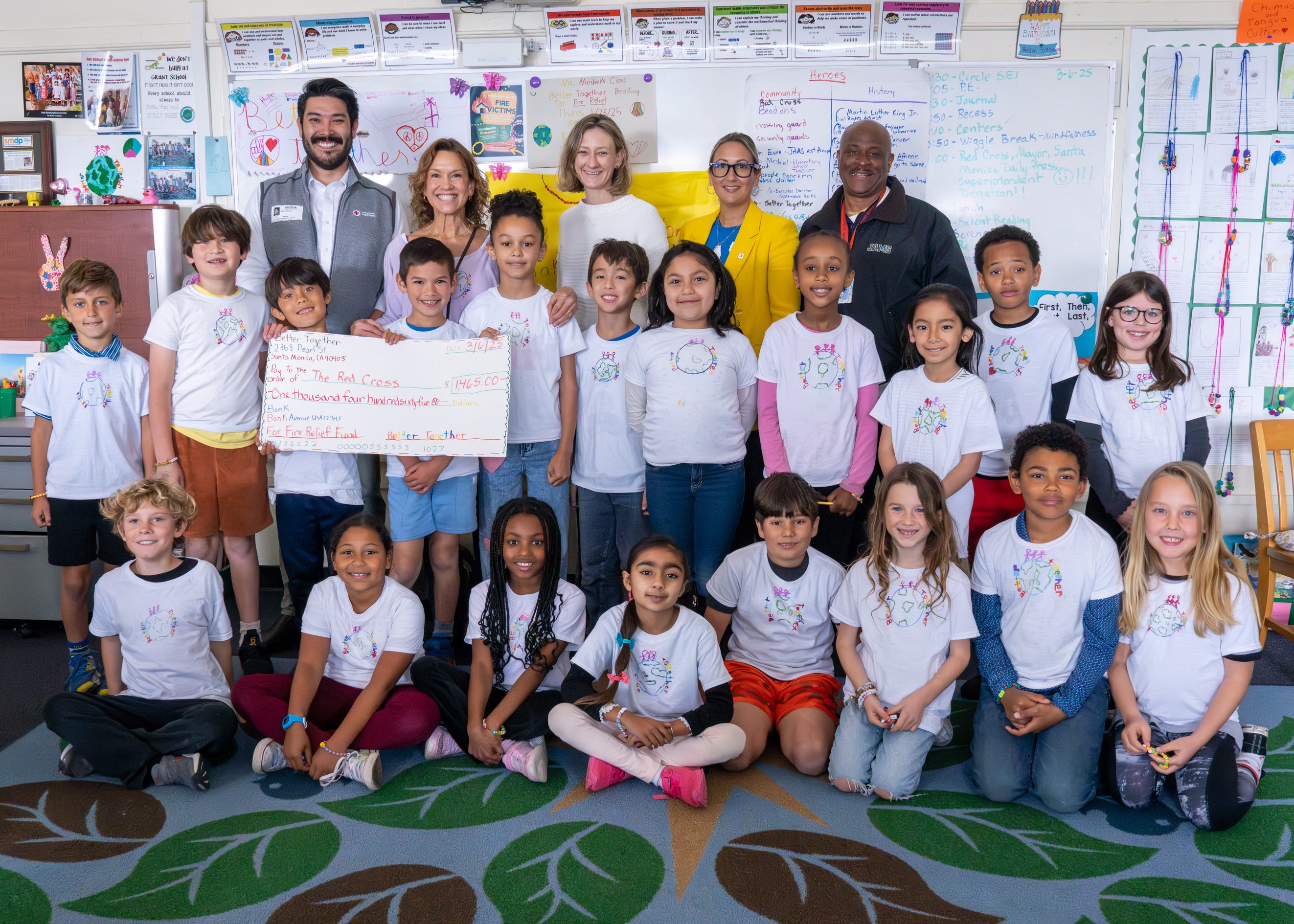 students at Grant Elementary in Santa Monica