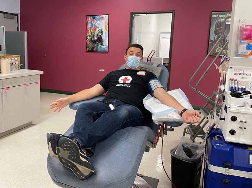 Joe Edwards 10 Gallon Blood Donation